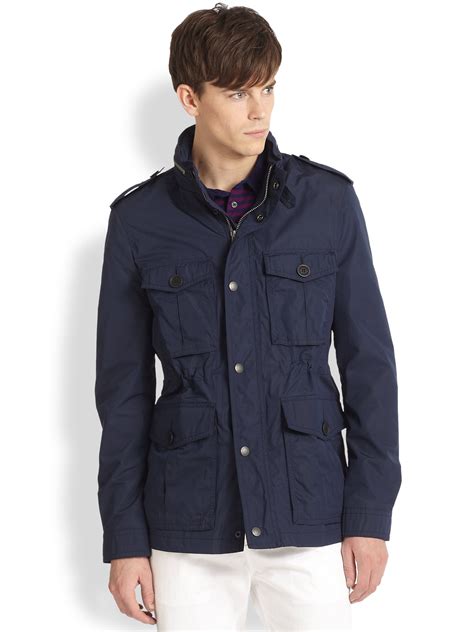 mens burberry golf jacket|Burberry brit anorak jacket.